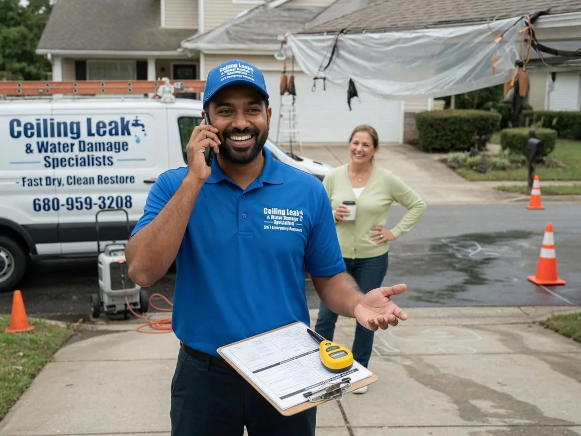 Ceiling Leak Cleanup Maud, TX FAQs